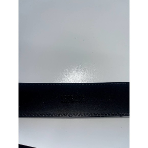 Versace La Medusa Leather Black Belt 95/38 -Brand New main image 3